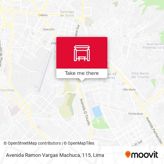 Mapa de Avenida Ramon Vargas Machuca, 115