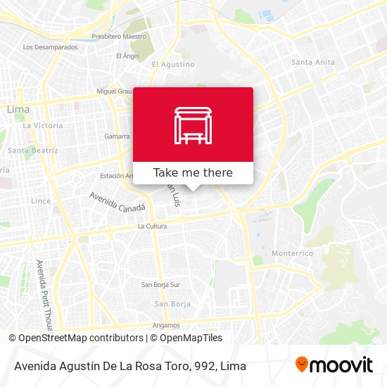 Avenida Agustín De La Rosa Toro, 992 map