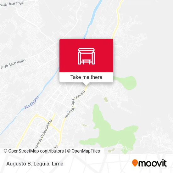 Augusto B. Leguía map