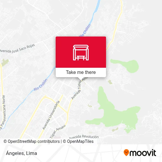 Ángeles map