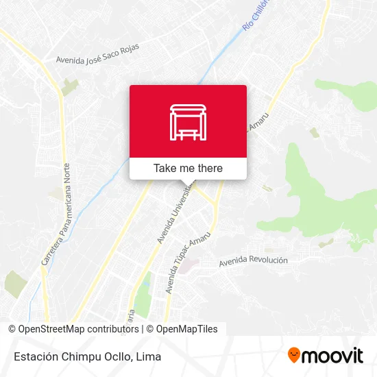 Estación Chimpu Ocllo map