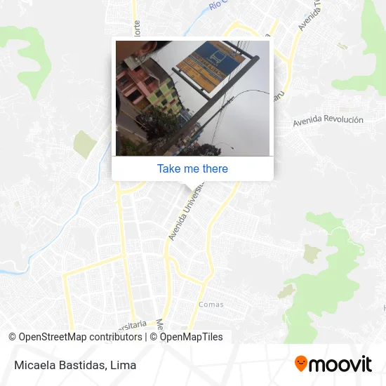 Micaela Bastidas map