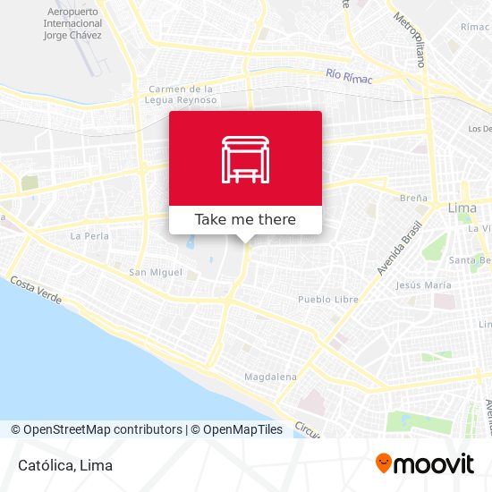 Mapa de Católica