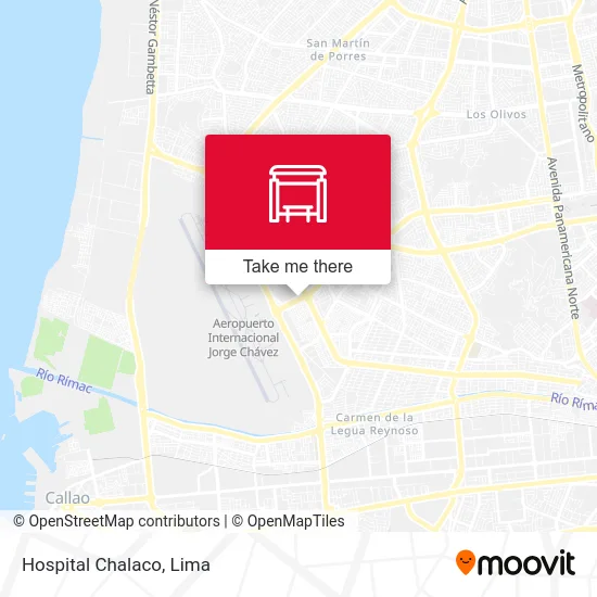 Mapa de Hospital Chalaco