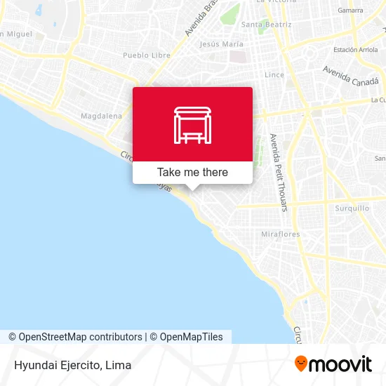 Hyundai Ejercito map