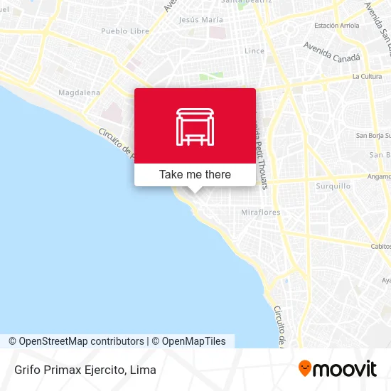 Grifo Primax Ejercito map