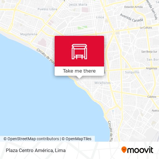 Plaza Centro América map