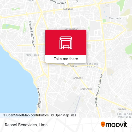 Mapa de Repsol Benavides