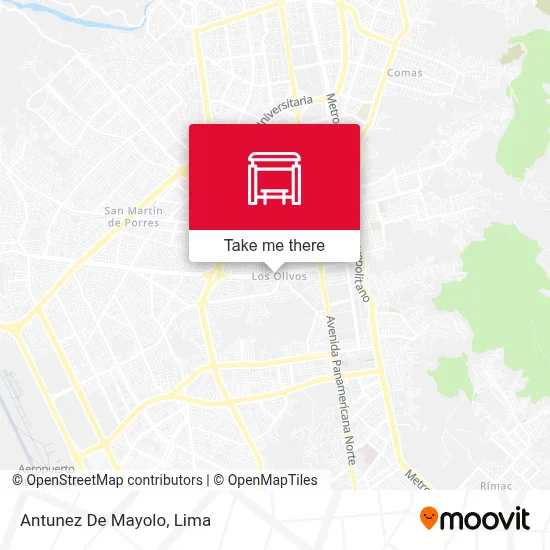 Antunez De Mayolo map