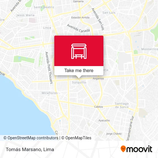 Mapa de Tomás Marsano