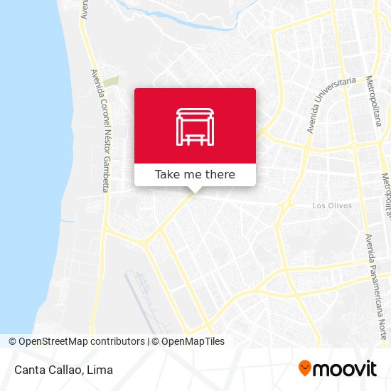 Canta Callao map