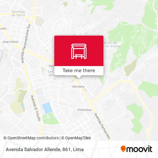 Mapa de Avenida Salvador Allende, 861