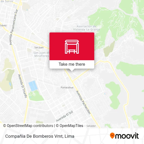 Compañia De Bomberos Vmt map