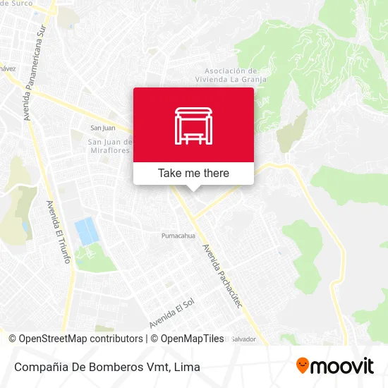 Compañia De Bomberos Vmt map