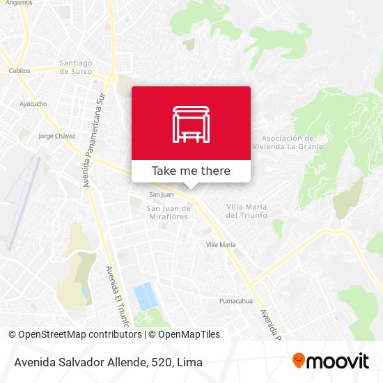 Avenida Salvador Allende, 520 map