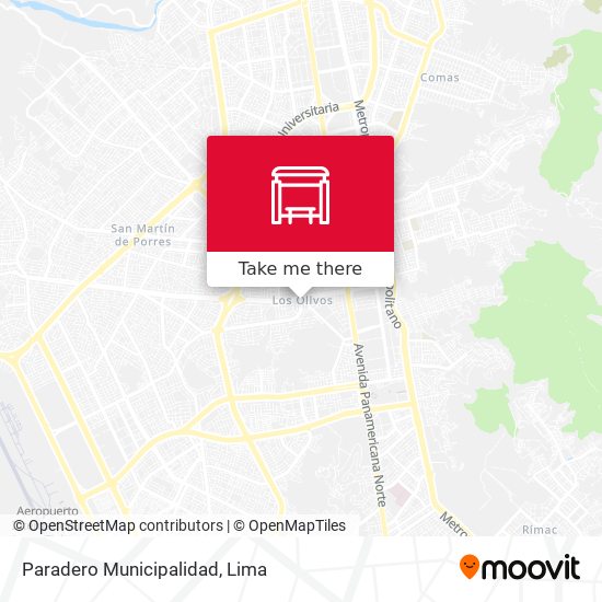 Paradero Municipalidad map