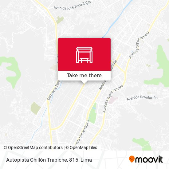Autopista Chillón Trapiche, 815 map