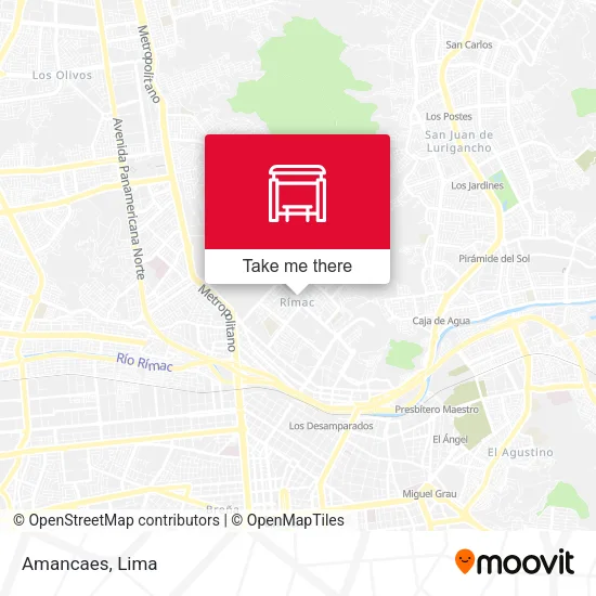Amancaes map