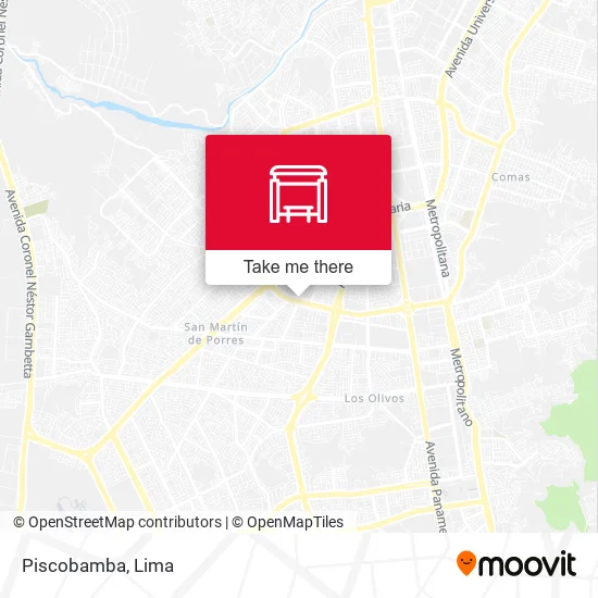 Piscobamba map