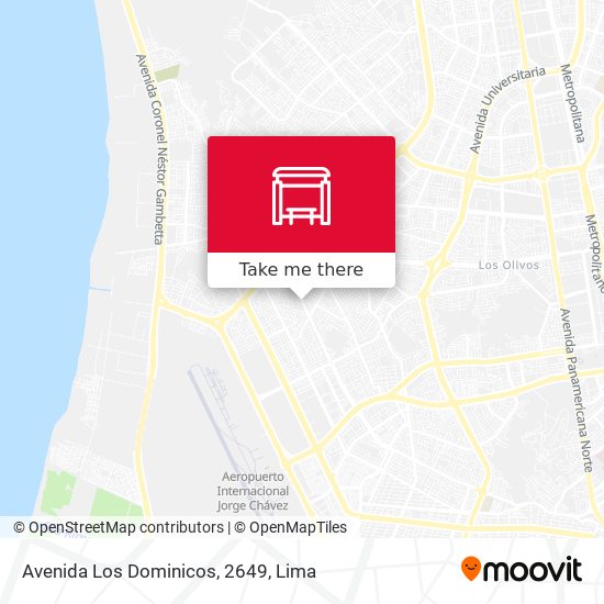 Mapa de Avenida Los Dominicos, 2649
