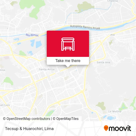 Tecsup & Huarochirí map