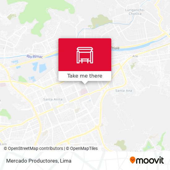 Mercado Productores map