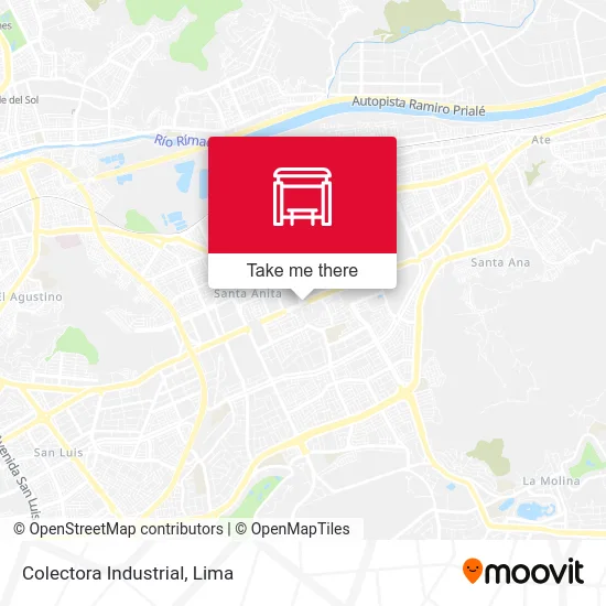 Colectora Industrial map