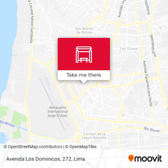 Mapa de Avenida Los Dominicos, 272