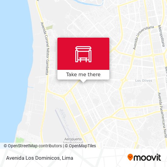Mapa de Avenida Los Dominicos
