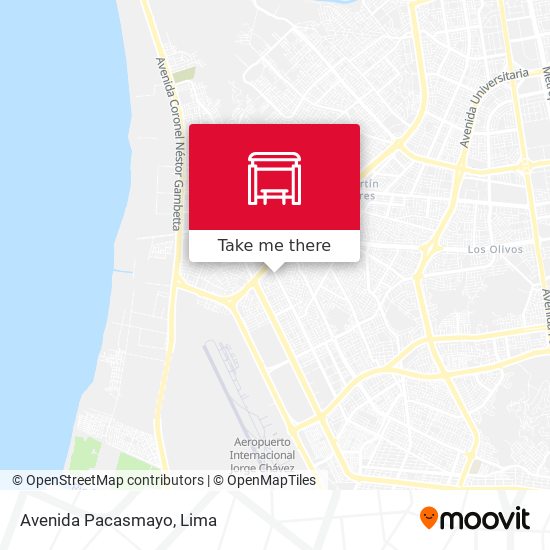 Mapa de Avenida Pacasmayo
