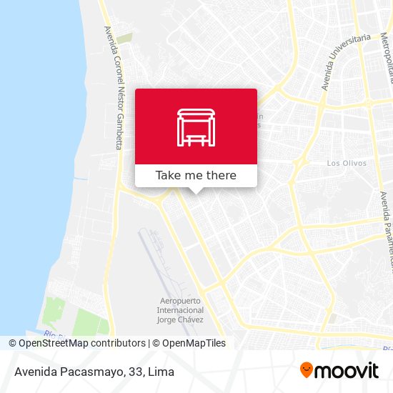 Mapa de Avenida Pacasmayo, 33