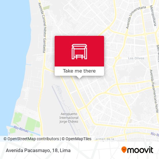 Avenida Pacasmayo, 18 map