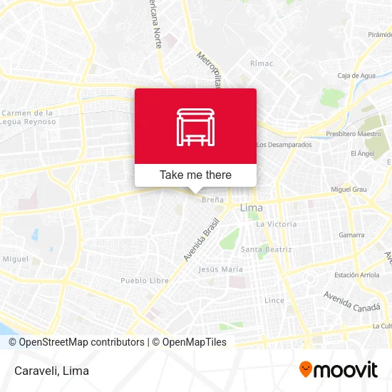 Mapa de Caraveli