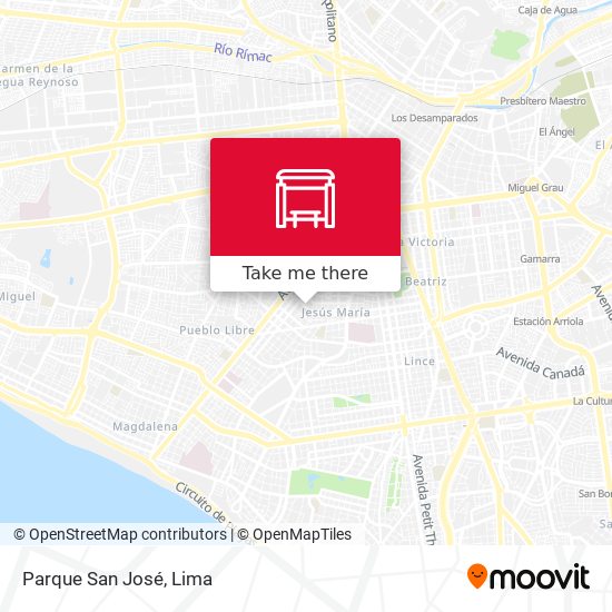 Mapa de Parque San José