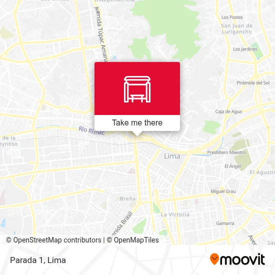 Parada 1 map