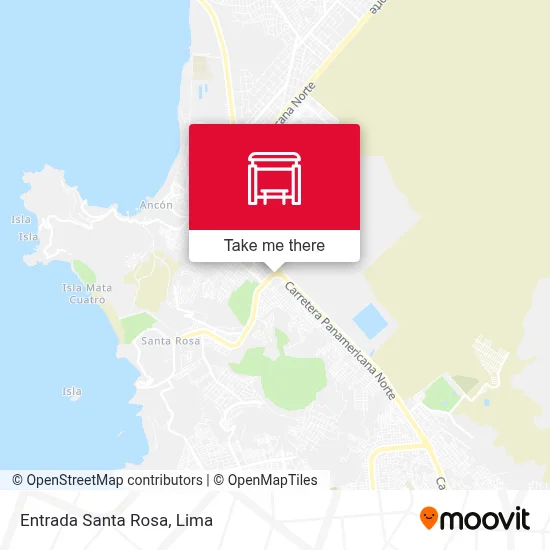 Entrada Santa Rosa map