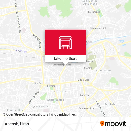 Áncash map