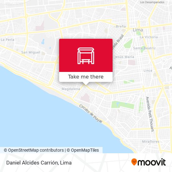 Mapa de Daniel Alcides Carrión