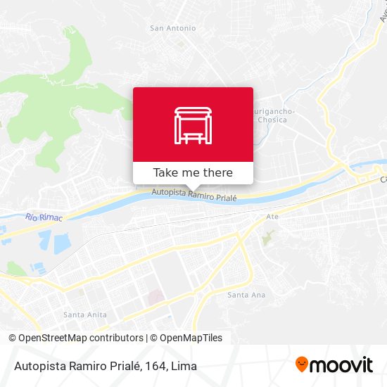 Autopista Ramiro Prialé, 164 map