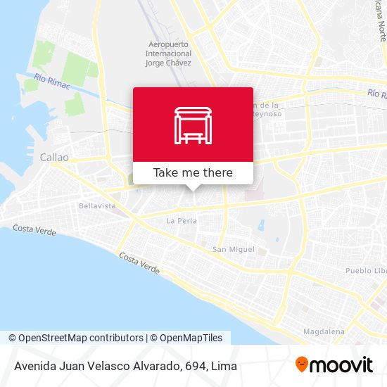 Avenida Juan Velasco Alvarado, 694 map