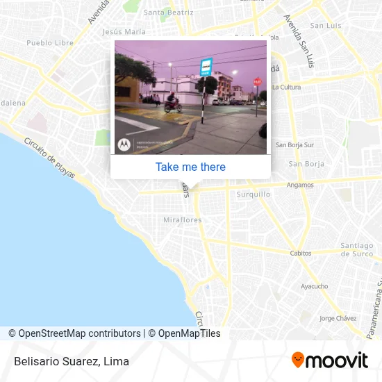 Belisario Suarez map