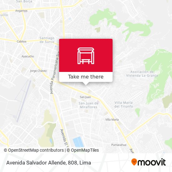 Mapa de Avenida Salvador Allende, 808