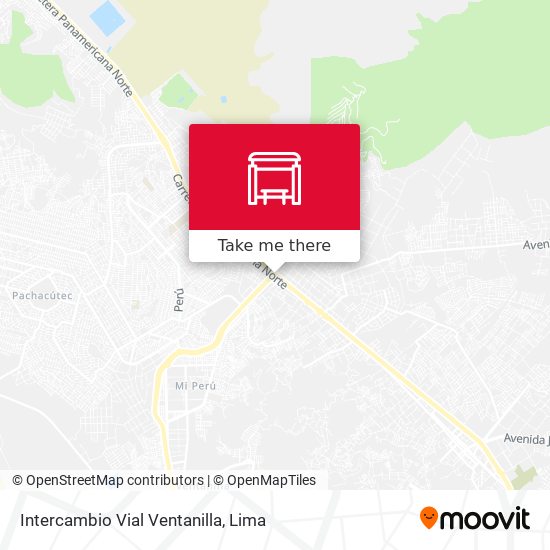 Intercambio Vial Ventanilla map