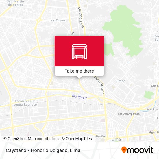 Mapa de Cayetano / Honorio Delgado