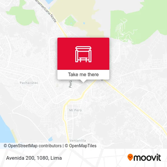 Avenida 200, 1080 map