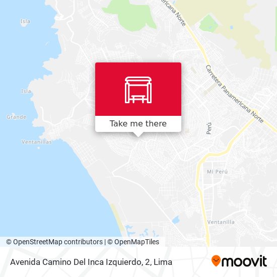 Avenida Camino Del Inca Izquierdo, 2 map