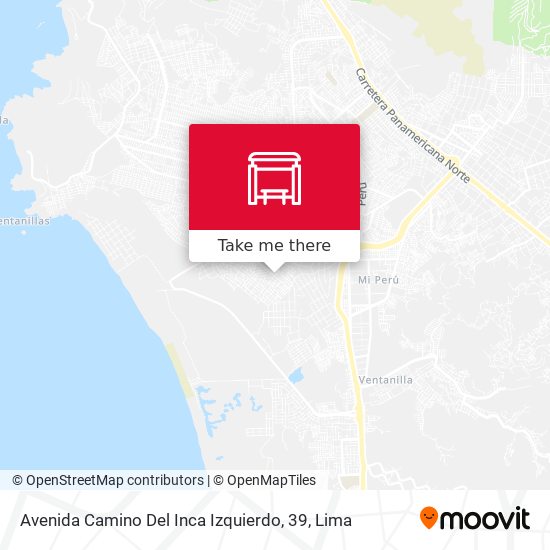 Avenida Camino Del Inca Izquierdo, 39 map