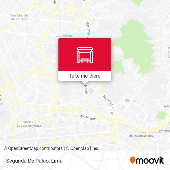 Segunda De Palao map