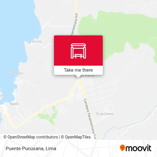 Puente Pucusana map