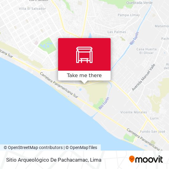 Sitio Arqueológico De Pachacamac map